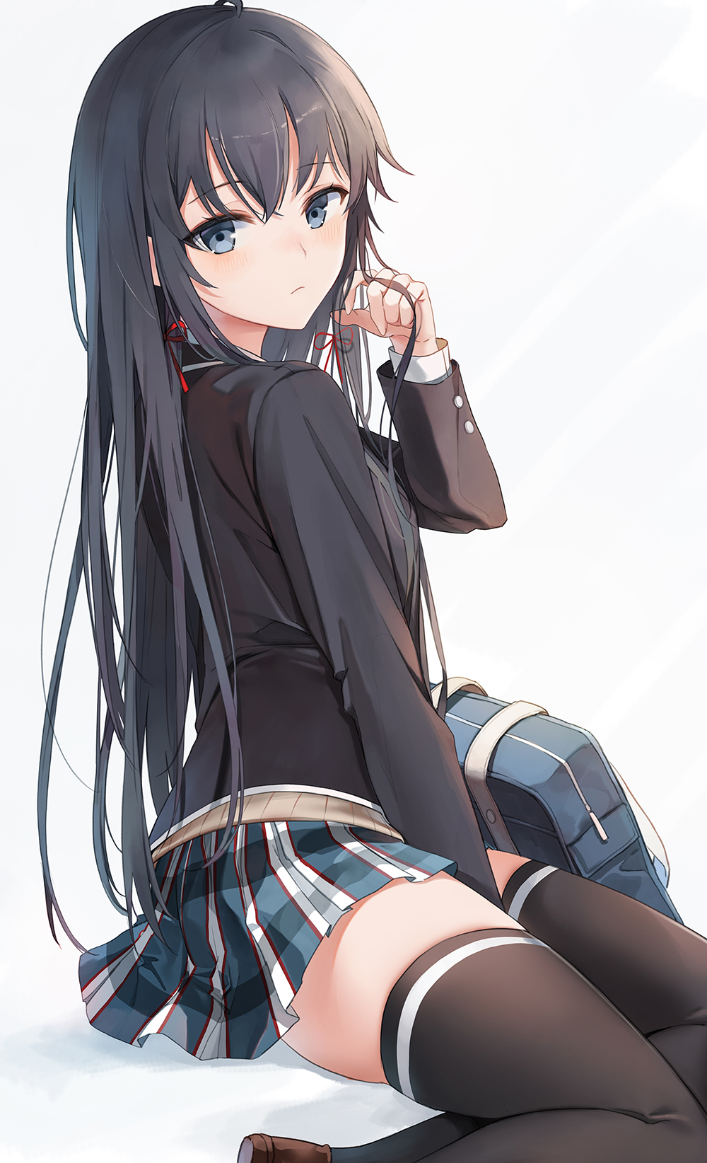 Rule 34 High Resolution Looking At Viewer Looking Back My Teen Romantic Comedy Snafu School 7926