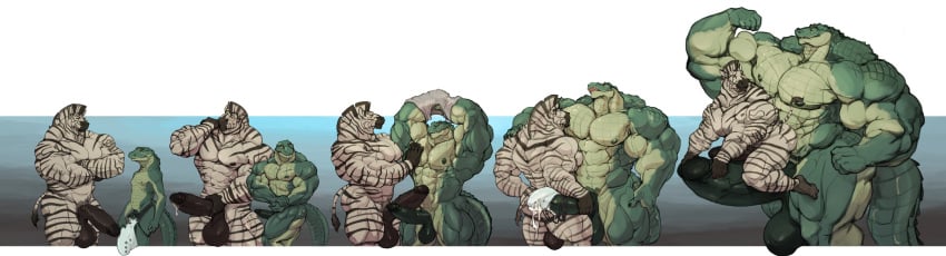 Rule 34 2020 Abs Absurd Res Alligator Alligatorid Anthro Ass Balls Expansion Barazoku Biceps Big 