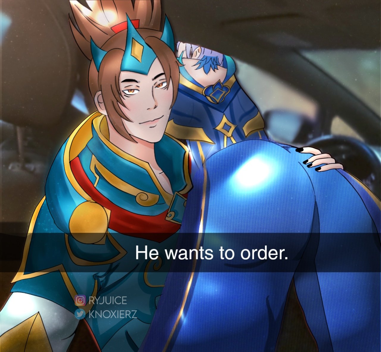 Rule 34 Ass Ass Grab Back Big Ass Car English Text He Wants To Order Ling Mobile Legends Long 5271