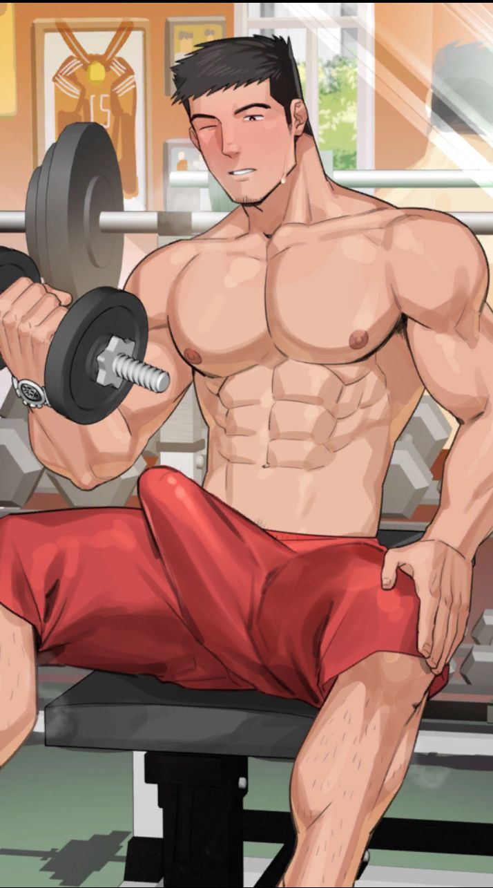 Rule 34 Athletic Athletic Male Bara Biceps Big Balls Big Butt Big