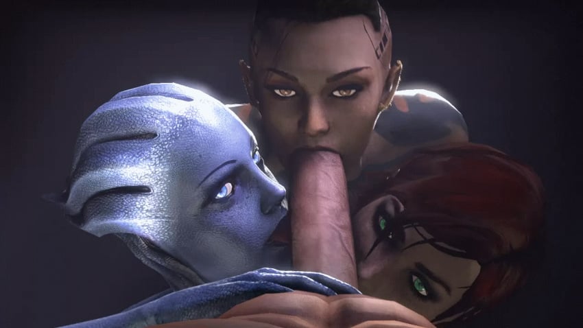 3d Animated Commander Shepard Female Femshep Jack Liara Tsoni Male 