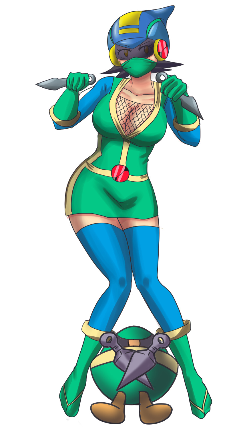 Blade Covered Mouth Genderswap Mtf Helmet Large Breasts Mega Man Mega Man Character Mega Man 7627