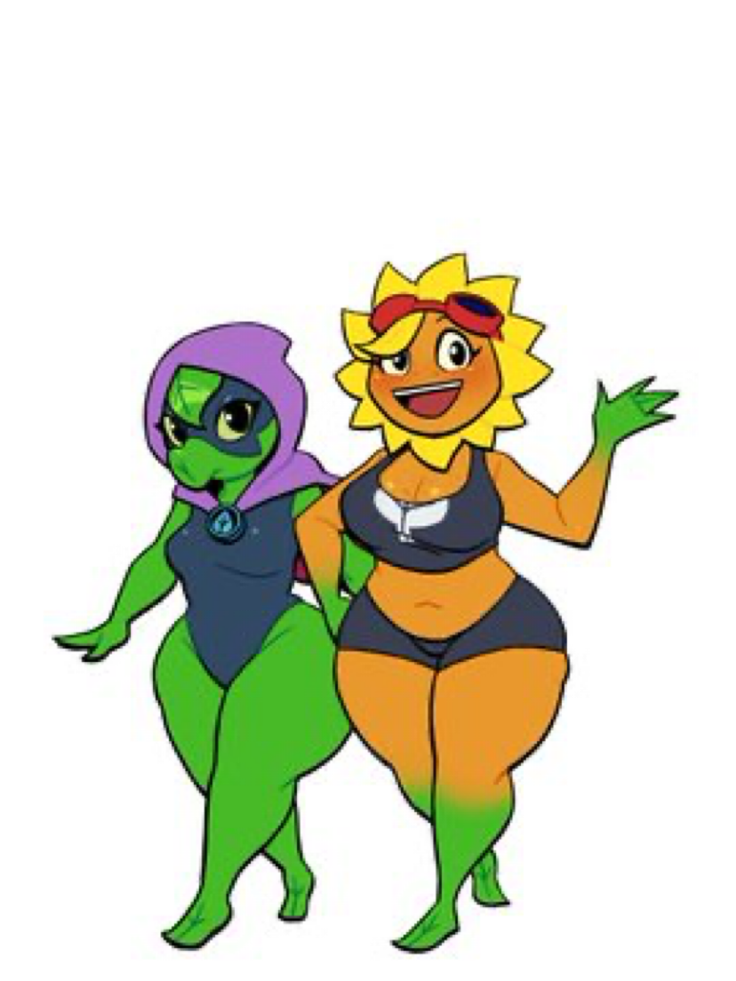 Rule 34 2girls Clothed Clothing Female Green Shadow Pvz Lovetopullmicke Peashooter Pvz Plantie