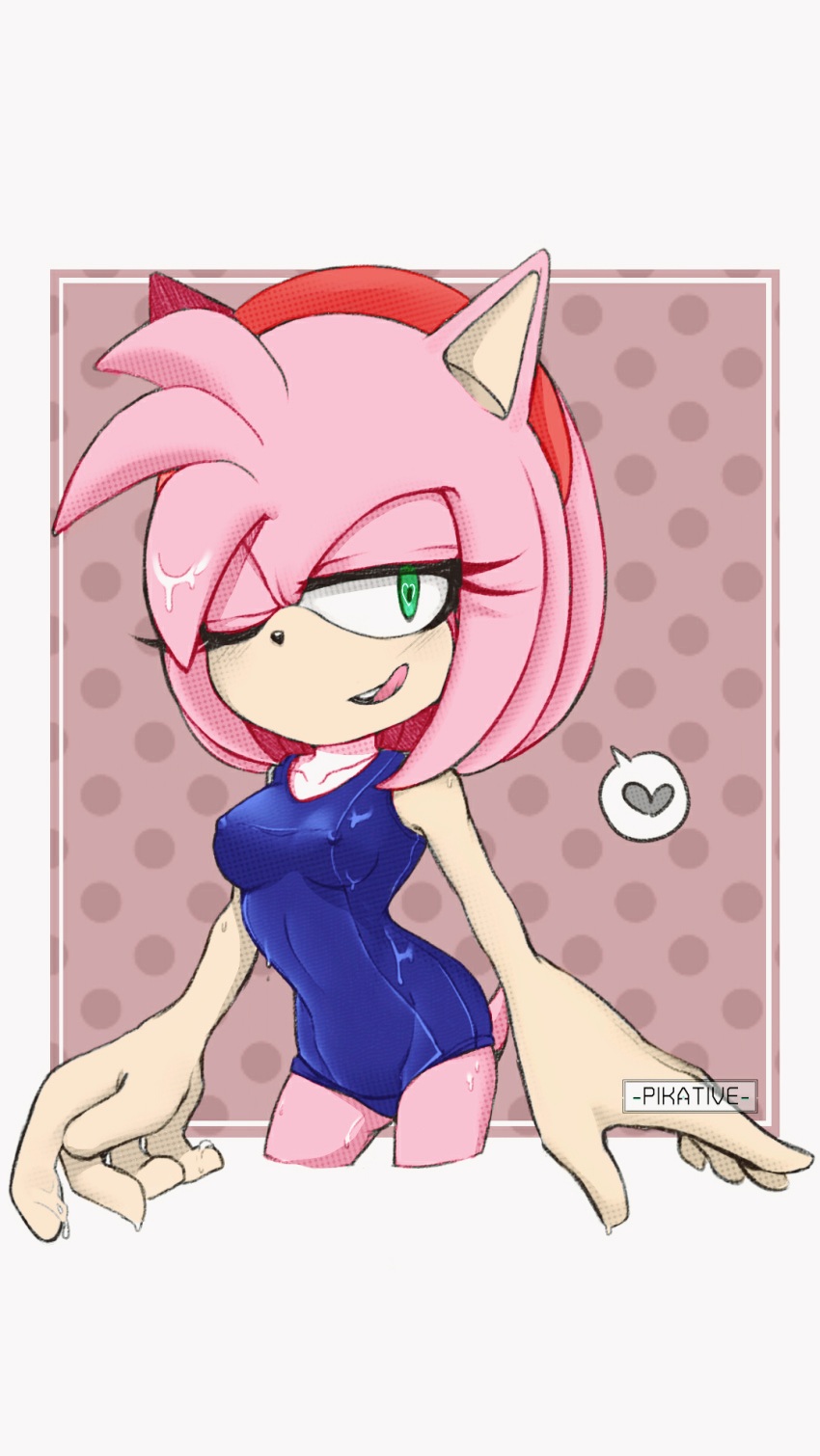 Rule 34 2girls Amy Rose Anthro Blush Breasts Classic Amy Porn Sex Picture